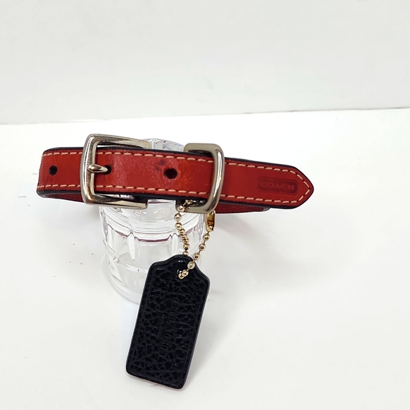 Coach Dog Coach Dog Collar Red Color Poshmark